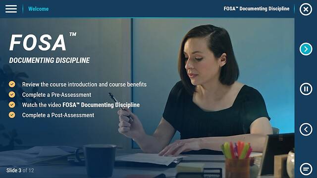 FOSA™ Documenting Discipline