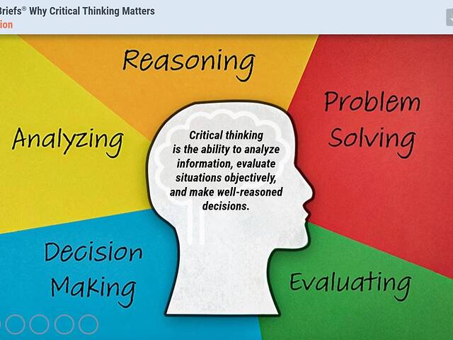 Training Briefs® Why Critical Thinking Matters