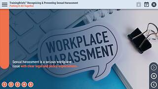 TrainingBriefs® Recognizing & Preventing <mark>Sexual Harassment</mark>