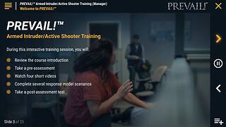 PREVAIL!® <mark>Armed Intruder</mark>/Active Shooter Training (Manager - Standard)
