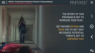 PREVAIL!® <mark>Armed Intruder</mark> Preparedness & Response Training (Employee - Premium)