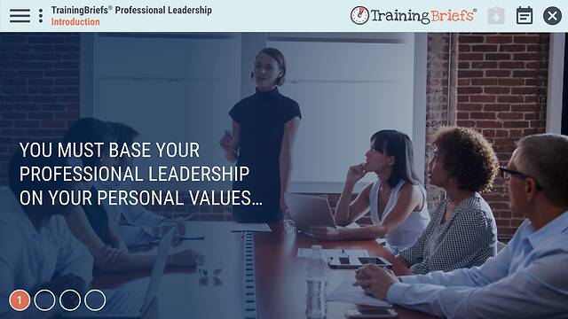 TrainingBriefs® Professional Leadership