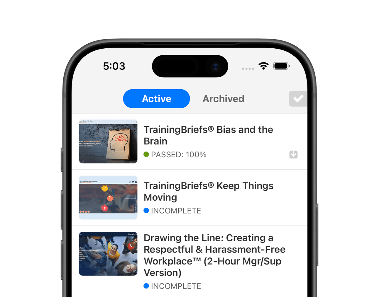 mobile app